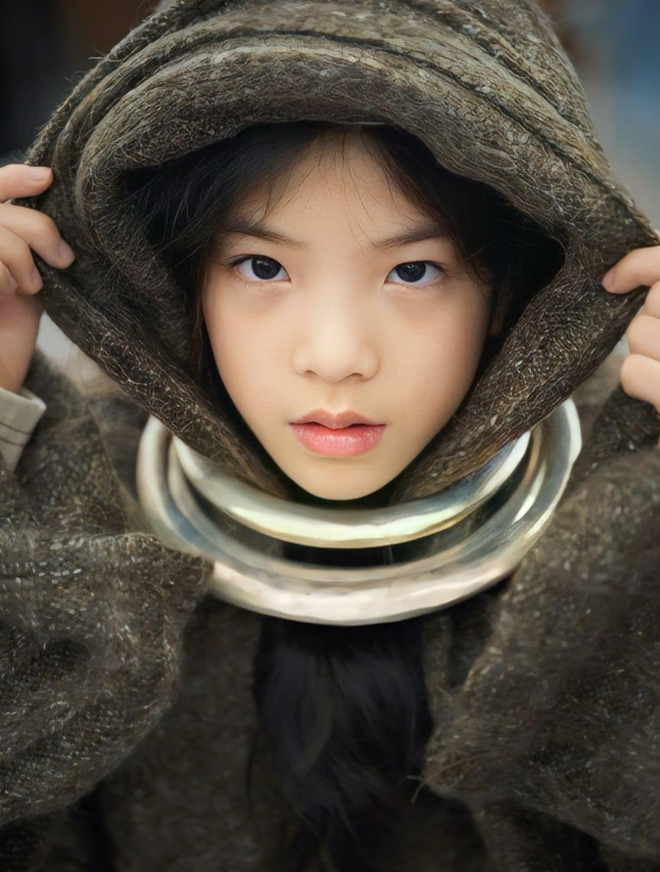 Mẫu nhí Việt 10 tuổi lần đầu đi diễn quốc tế đã lên ngay Vogue Trung Quốc, thần thái không đùa được - ảnh 3