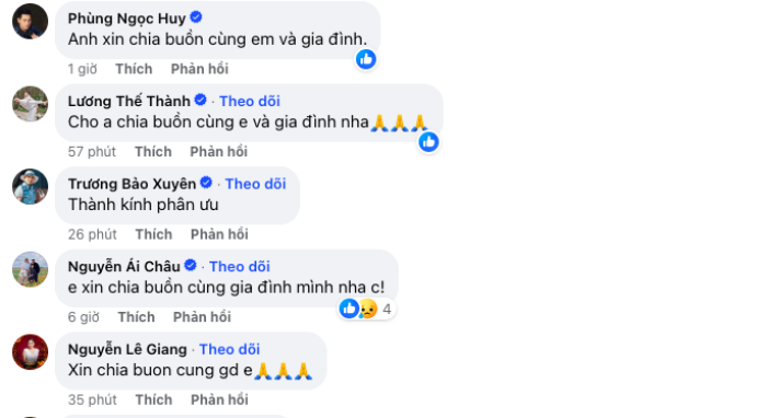 Diễn viên Thanh Trúc thông báo tang sự, dàn sao Việt gửi lời chia buồn - ảnh 4