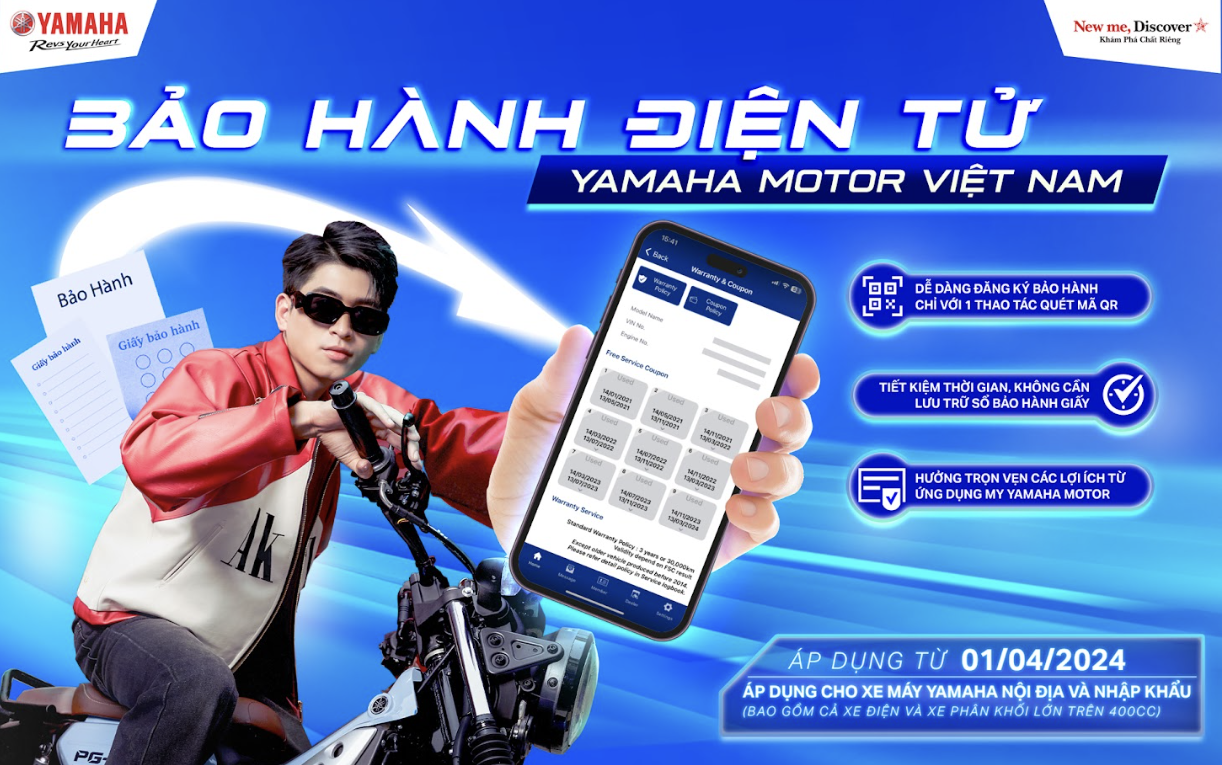 Hướng dẫn kích hoạt bảo hành và bảo trì điện tử trên xe máy Yamaha - ảnh 4