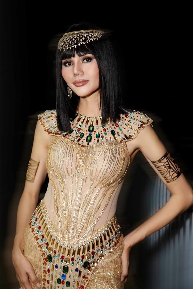 Hoa hậu Kim Nguyên hóa thân thành Nữ thần Ai Cập - ảnh 1