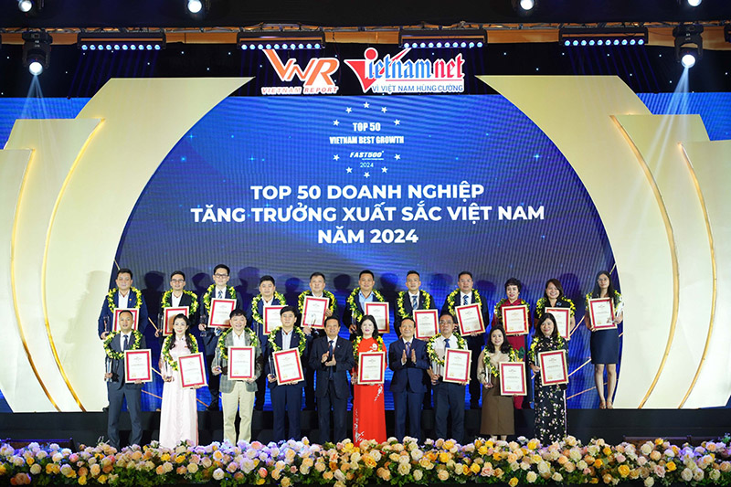 Nafoods Group được vinh danh Top 50 Doanh nghiệp tăng trưởng xuất sắc Việt Nam 2024 - ảnh 1