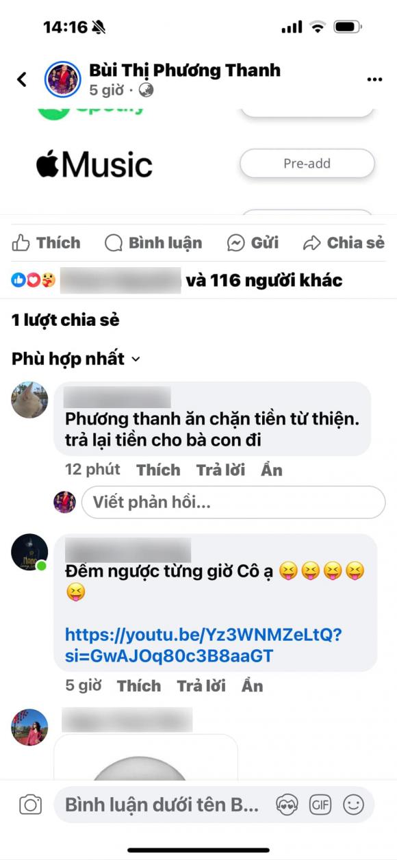 Sao Việt 25/4: Phương Thanh bị ''khủng bố'' comment tố ăn chặn từ thiện; Hoa hậu Ý Nhi có động thái đầu tiên sau tin bí mật kết hôn - ảnh 2