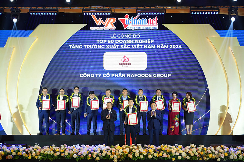Nafoods Group được vinh danh Top 50 Doanh nghiệp tăng trưởng xuất sắc Việt Nam 2024 - ảnh 2