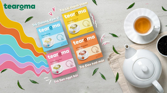 Tearoma - thương hiệu trà thơm dành cho giới trẻ "best seller" trên TIKI