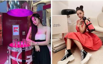 Cát xê quảng cáo tiền tỷ, Song Ji A bị soi mua giày fake tặng bố