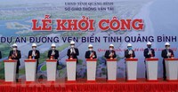 Đầu tư gần 2.200 tỷ đồng xây dựng đường ven biển ở Quảng Bình