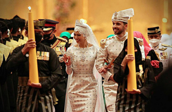 Siêu đám cưới 10 ngày, phủ đầy vàng và kim cương của công chúa hoàng gia giàu nhất thế giới