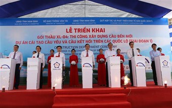Hơn 360 tỷ đồng xây dựng cầu nối giữa Nam Định và Ninh Bình