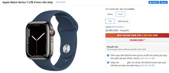 Bảng giá Apple Watch tháng 5: Giảm tới 3 triệu đồng