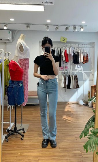 Ghé các shop bán quần jeans ở Hà Nội, mình gom được 10 mẫu đáng mua: Vừa kéo chân lại "ăn gian" vòng 3 siêu đỉnh