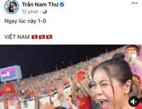 Trường Giang - Nhã Phương và dàn sao Vbiz vỡ oà trước chiến thắng của đội tuyển Việt Nam tại SEA Games 31