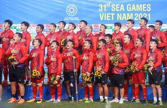 Khoảnh khắc ấn tượng của U23 Việt Nam sau khi đánh bại Thái Lan