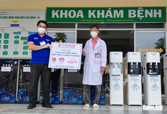 Thêm máy lọc nước, bệnh viện mừng vì giảm rác thải nhựa cho môi trường mùa COVID