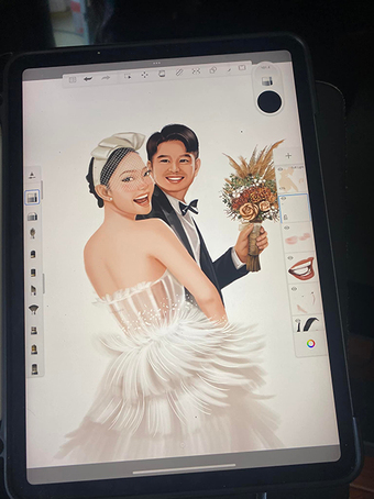 Thiệp cưới của Minh Hằng được vẽ ba lần mới ''chốt''
