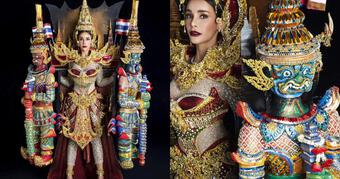 CEO Hương Nam Production House gây sốt cộng đồng mạng với bộ ảnh “National costume” Thái Lan