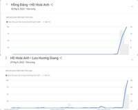 Tìm kiếm tên của Hồng Đăng và Hồ Hoài Anh tăng chóng mặt tại Google Việt Nam