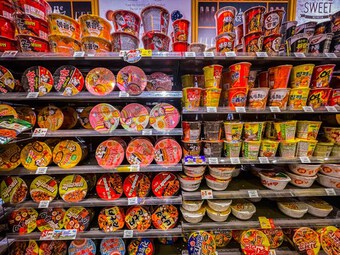 Hàn Quốc ghi nhận kỷ lục về xuất khẩu mỳ ăn liền trong nửa đầu năm nay