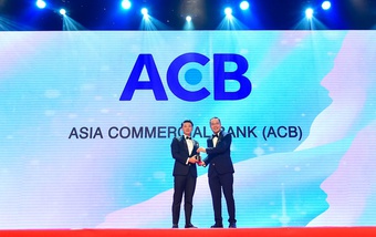 ACB lần thứ 4 liên tiếp nhận giải “Nơi làm việc tốt nhất châu Á”