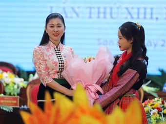 Chị Cầm Thị Huyền Trang giữ chức bí thư Tỉnh Đoàn Sơn La