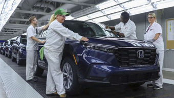 Honda CR-V 2023 thế hệ thứ 6 bắt đầu đi vào sản xuất
