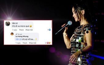 Diva Hồng Nhung giải thích về việc để micro ra xa khi hát: “Loa phường” cũng lo ngại điều này