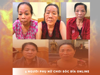 5 phụ nữ ở Hà Nội bị bắt khi chơi xóc đĩa online