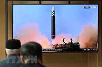 Hàn Quốc: Triều Tiên đã phóng 2 tên lửa đạn đạo tầm ngắn