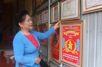Nghệ nhân ưu tú Nguyễn Thị Tâm và duyên nợ với dân ca ví giặm