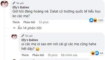 Elly Trần đáp trả lời mỉa mai khi tìm trường tài trợ cho con