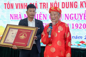 Nhà nghiên cứu 102 tuổi Nguyễn Đình Tư đạt kỷ lục Việt Nam về lao động, sáng tạo