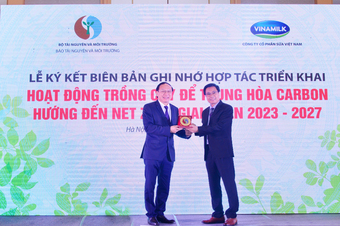 Vinamilk tiên phong thực hiện cam kết của Chính phủ về Net Zero 2025
