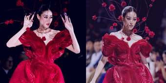Hoa hậu Khánh Vân tất bật chuẩn bị cho show diễn thời trang đầu tiên