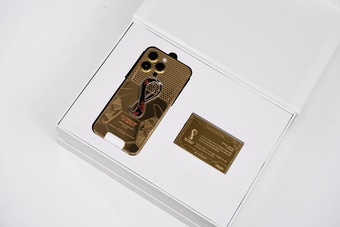 iPhone 14 mạ vàng phiên bản World Cup 2022 giá 227 triệu đồng