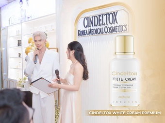 Founder Nguyễn Sơn Trúc khẳng định vị thế Cindeltox White Cream Premium trên thị trường Việt
