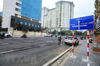 Hà Nội tổ chức thông xe kỹ thuật đường Huỳnh Thúc Kháng kéo dài