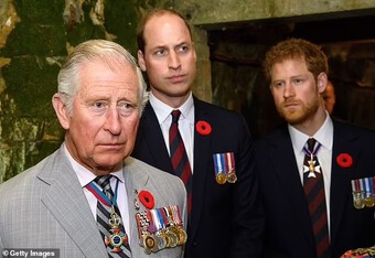 William lo lắng khi Vua Charles nhượng bộ Harry