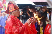 Độc đáo Lễ hội Vua Hùng dạy dân cấy lúa ở Phú Thọ