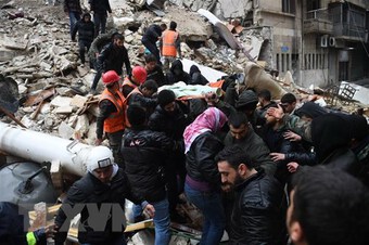 Điện thăm hỏi về vụ động đất lớn tại Thổ Nhĩ Kỳ và Syria