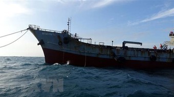 Kiên Giang: Bắt giữ 3 tàu vận chuyển dầu DO trái phép trên biển