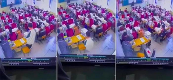 Học sinh bị phạt đứng bất ngờ ngã quỵ co giật nhưng giáo viên vẫn thờ