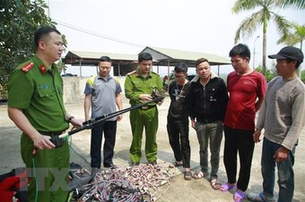 Quảng Ninh bắt giữ các tàu khai thác thủy sản trái phép