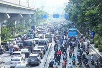 Hà Nội: Phân luồng lại giao thông trên đường Nguyễn Trãi từ ngày 8/6