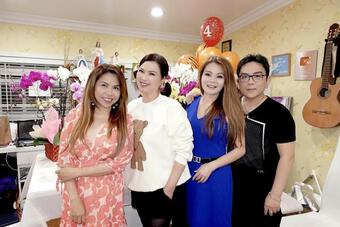 Vợ Chí Tài lộ diện với diện mạo bất ngờ trong tiệc sinh nhật của ca sĩ Cam Thơ