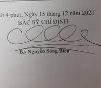 Ảnh vui 1-9: Chữ ký của bác sĩ Nguyễn Sóng Biển