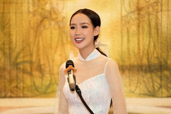Hoa hậu Bảo Ngọc chia sẻ về tình trạng của em gái nuôi sau vụ cháy