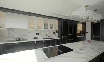 Phòng bếp 25 m2 giá 2 tỷ đồng