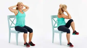 7 bài tập với ghế giúp giảm mỡ bụng hiệu quả