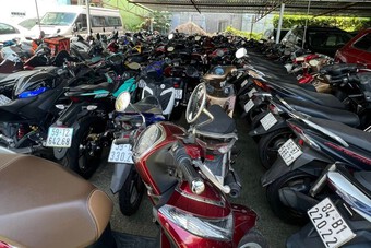 Phát hiện hơn 300 xe máy không rõ nguồn gốc tại ‘kho’ của các tiệm cầm đồ