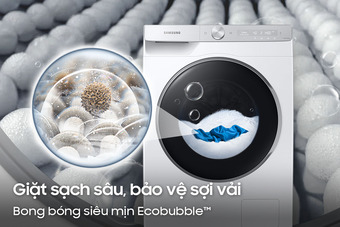 Biến máy giặt có công nghệ AI thành trợ thủ đắc lực trong chuyện giặt giũ
