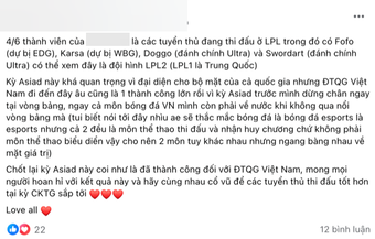 Đội LMHT Việt thất bại trước Đài Bắc Trung Hoa, fan VCS vẫn có thái độ khác thường